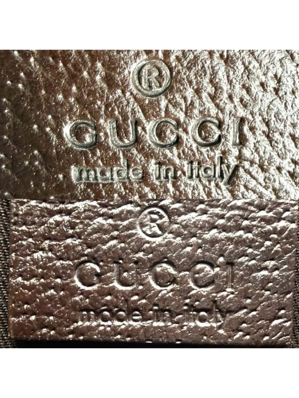 Gucci Shoulder Bag Sherry Line Crossbody GG Canvas Leather Beige Silver